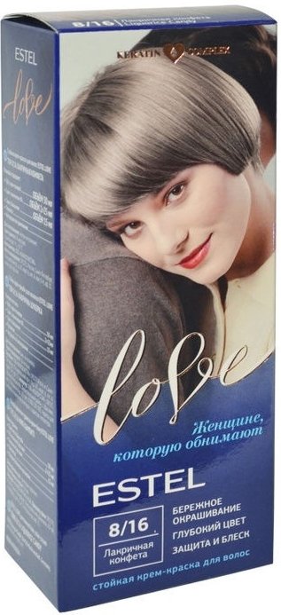

Крем-краска для волос Estel Love 8/16 Kакричная конфета