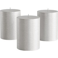 Набор свечей Мелт 100 мм (3 шт, серебряный)