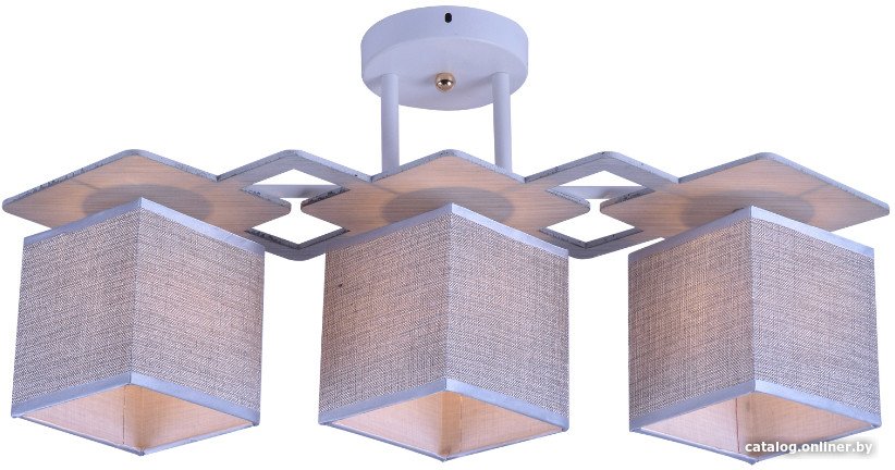 Люстра средней высоты Mirastyle MH-10096/3 WH+GR