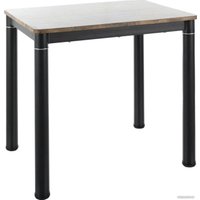 Кухонный стол Signal Damar DAMAROVC80 (орех винтажный/черный матовый)