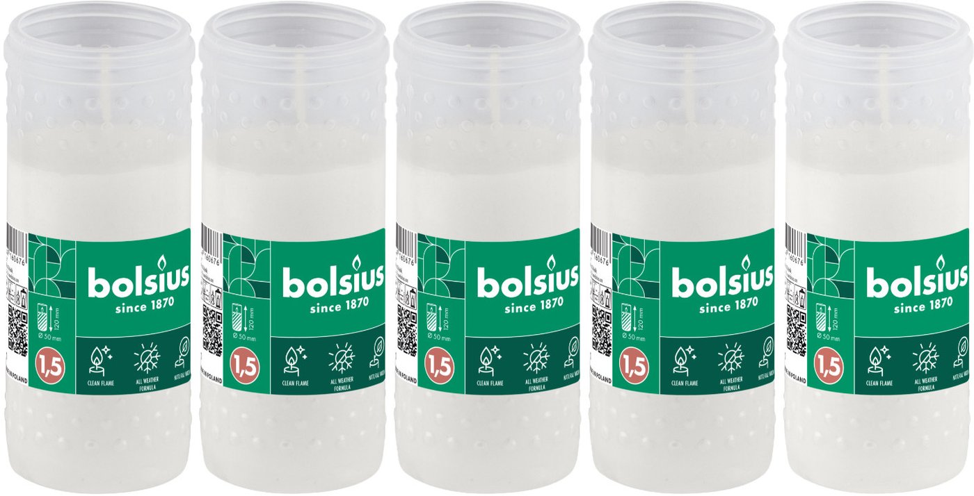 

Набор свечей Bolsius Ритуальные масляные rp15 1.5 дня горения (белый)