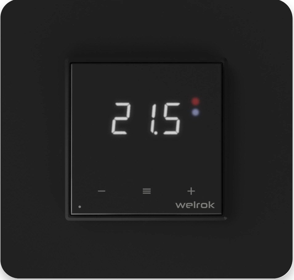 Терморегулятор Welrok oz bk Wi-Fi (черный)
