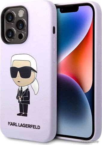 Чехол для телефона CG Mobile Lagerfeld для iPhone 14 Pro KLHCP14LSNIKBCU