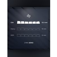 Клавиатура Дарк Проджект CM81 Zeno (g3ms Sapphire, белый)