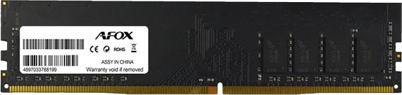 

Оперативная память AFOX 16GB DDR4 PC4-19200 AFLD416ES1P