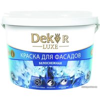 Краска Dekor ВД-АК-111 для фасадов 14 кг (белоснежный)