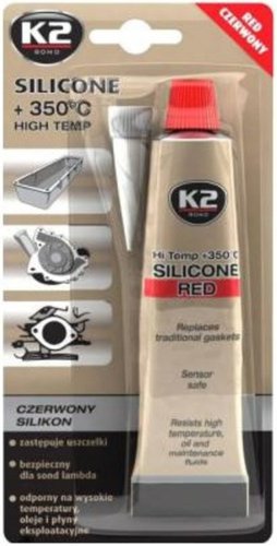  K2 Герметик силиконовый Red Silicone 85г B240 (красный)