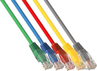 Кабель ExeGate UTP-RJ45-RJ45-5e-0.3M-GY 0.3 м (серый)