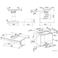 Варочная панель Smeg HOBD682D1