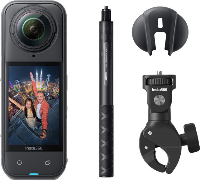 Экшен-камера Insta360 X5 MultiView Motorcycle Pack (черный)