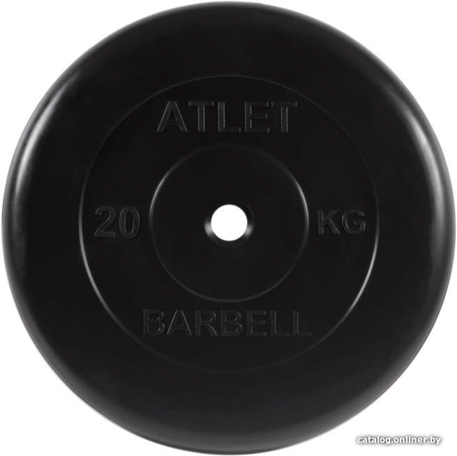 Диск MB Barbell Атлет 26 мм (1x20 кг)