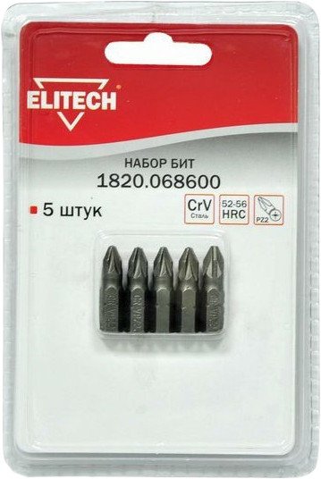 

Набор бит ELITECH 1820.068600