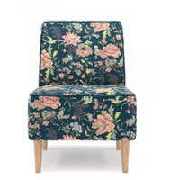 Интерьерное кресло Mio Tesoro Одос Принт (цветы/микровелюр)