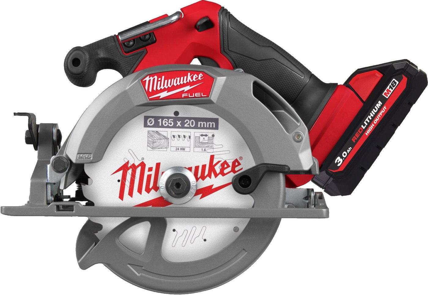 

Дисковая (циркулярная) пила Milwaukee M18 FCS552-302X Fuel 4933493589 (с 2-мя АКБ, кейс)