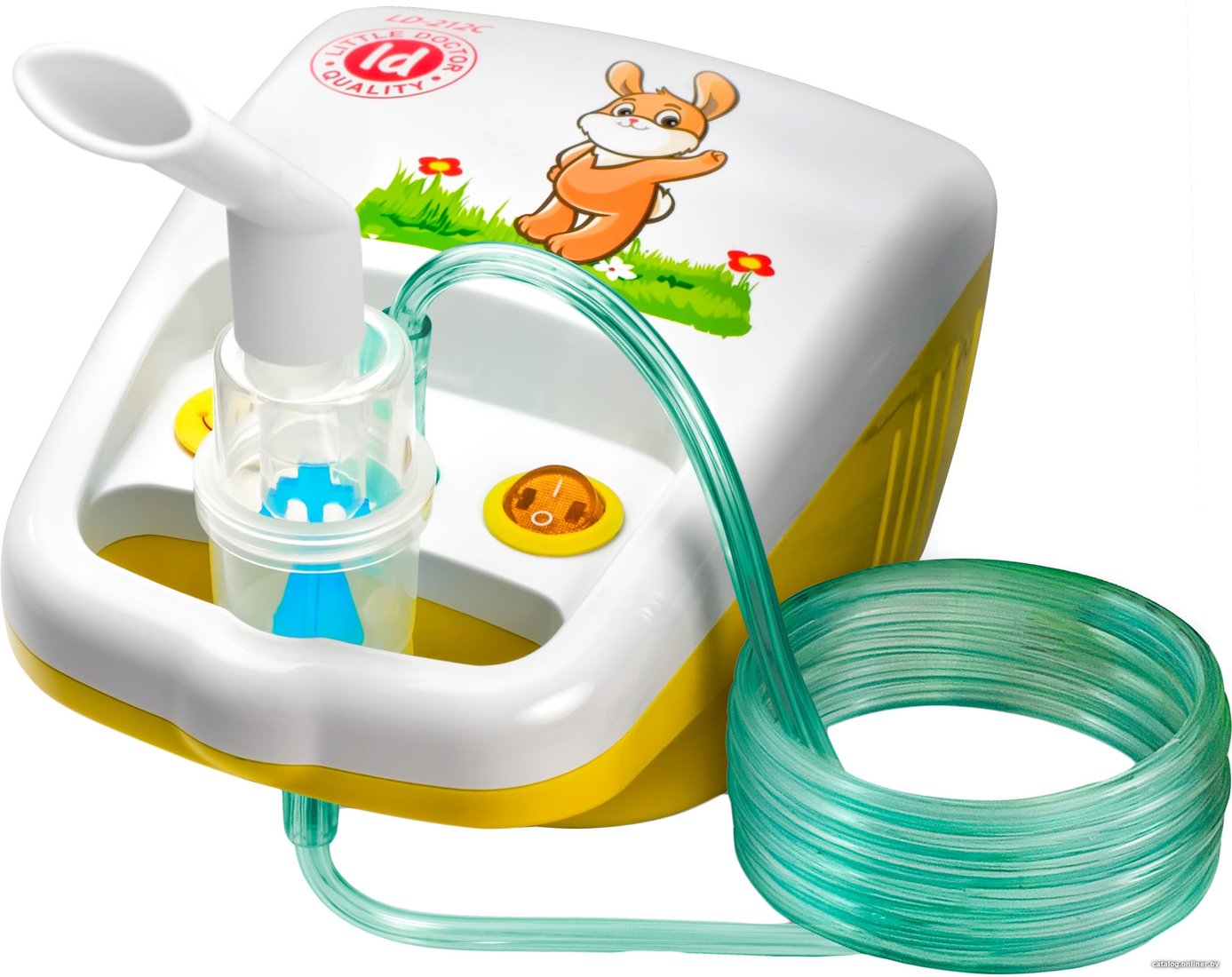 Компрессорный ингалятор Little Doctor LD-212C (белый/желтый)