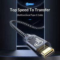 Кабель Orico CM32 USB Type-C - USB Type-C (2 м, черный)