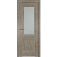 Межкомнатная дверь ProfilDoors 2.37XN R 60x200 (каштан темный, стекло франческа кристалл)