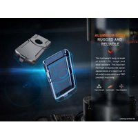 Фонарь Fenix E03R EDC V2.0 (серый)