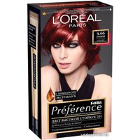 Крем-краска для волос L'Oreal Recital Preference 4.66 Рубин