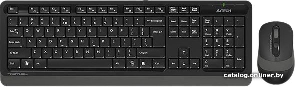 Офисный набор A4Tech Fstyler FG1010 (черный/серый)