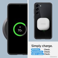 Чехол для телефона Spigen Ultra Hybrid для Galaxy S23 ACS05715 (черный)