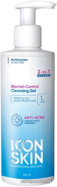Icon Skin Гель для умывания 2 в1 Blemish Control 250 мл