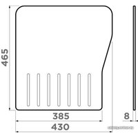 Разделочная доска на мойку Omoikiri CB-MARU-86 4999030