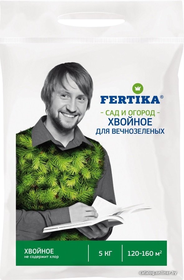 Удобрение Fertika Хвойное Весна для вечнозеленых NPK 8:11:23+MG+S лето 5 кг