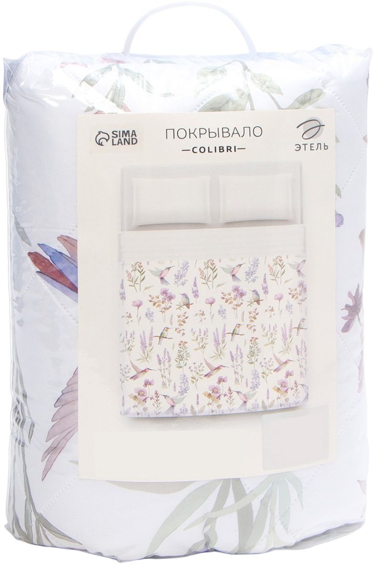 

Покрывало Этель Colibri Евро 10269256 (210x230, белый)