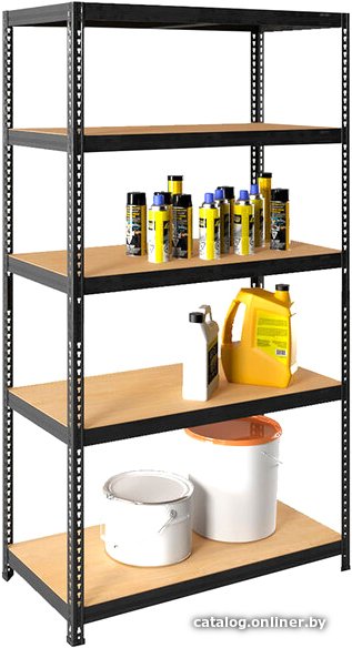 Стеллаж Практик SBL 180KD/90x40/5 (RAL 7016 муар)