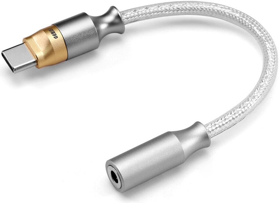 Адаптер ddHiFi TC35CM2 (0.09 м, серебристый)