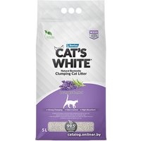 Наполнитель для туалета Cat's White Lavender Scented 5 л