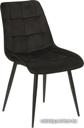 Стул Signal Chic Velvet Bluvel 19 (черный/черный)