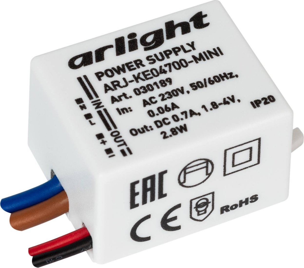 

Блок питания Arlight ARJ-KE04700-MINI 030189
