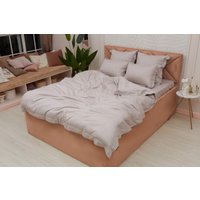 Евро комплект постельного белья Sofi De MarkO Моне Евро 2н Евро-СС-М-пл (пепельный/лиловый)