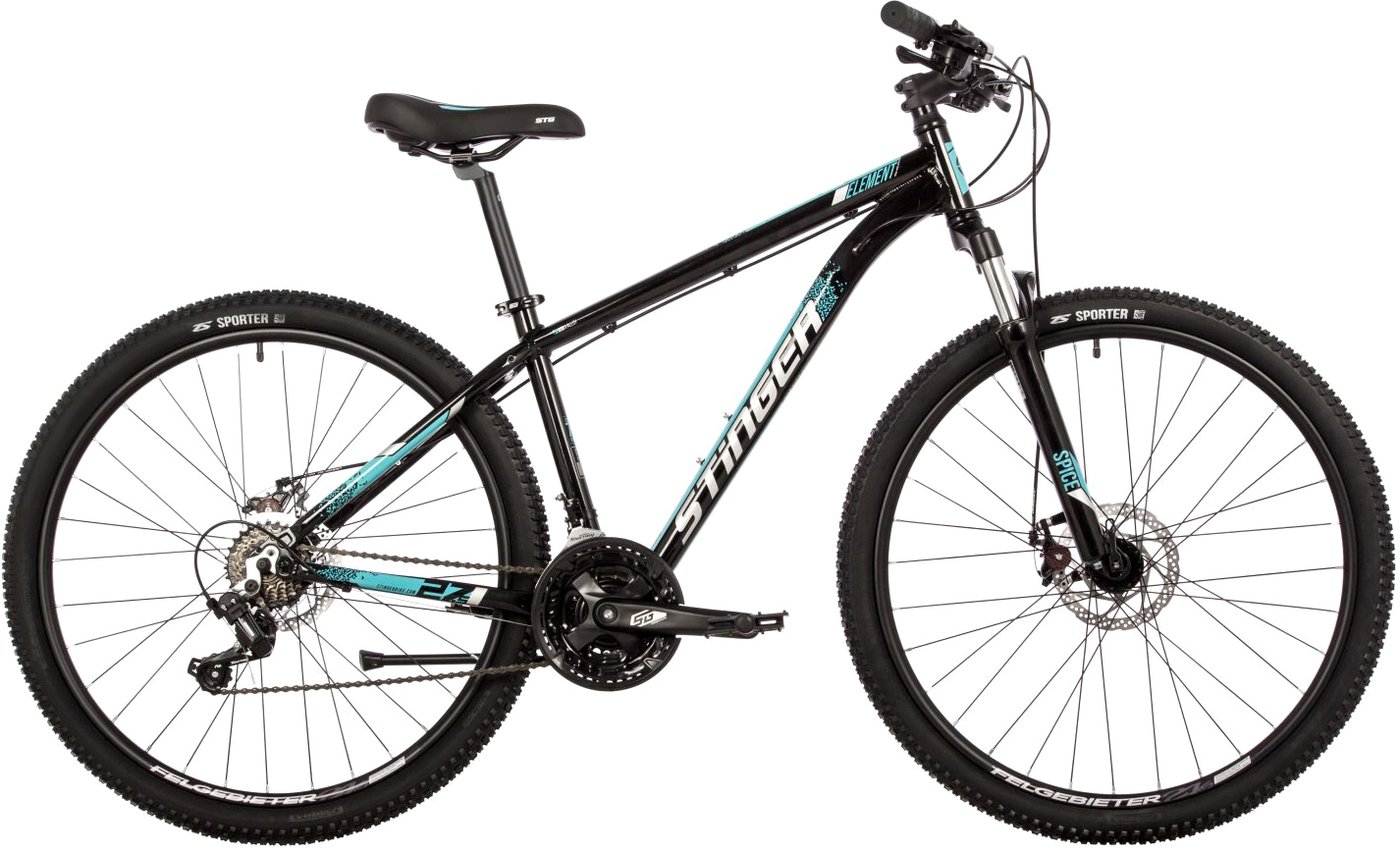 

Велосипед Stinger Element Evo 27.5 р.20 2023 (черный)