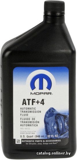 Трансмиссионное масло Mopar ATF+4 0.946л