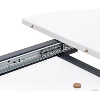 Кухонный стол Мебель Импэкс Leset Капри (черный/стекло белое)