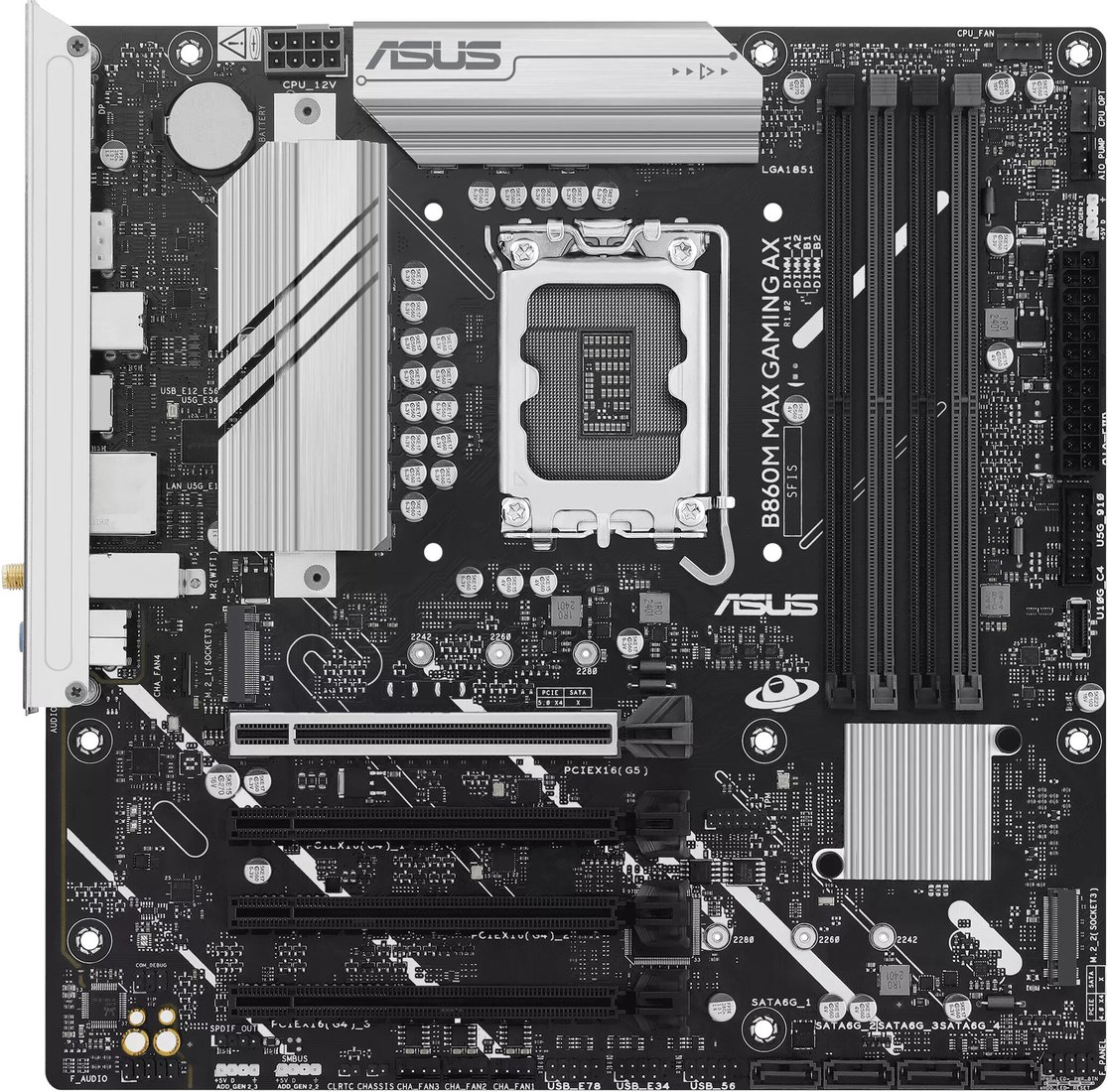 Материнская плата ASUS B860M Max Gaming AX