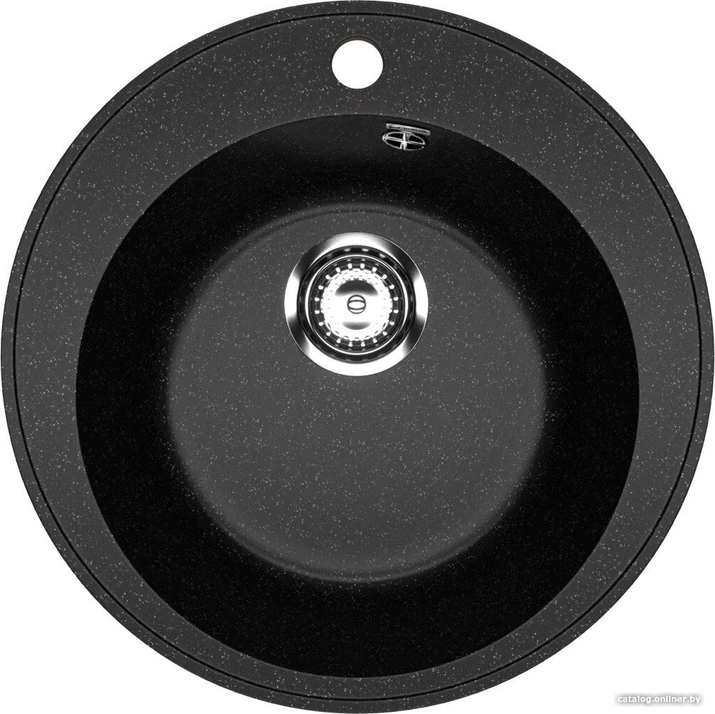 Кухонная мойка Practik PR-M 475-004 (черный оникс)