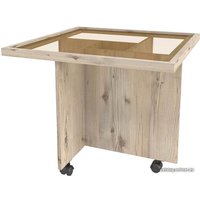 Журнальный столик Глазов Nature 16 (гаскон пайн/черный)