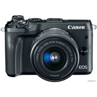 Беззеркальный фотоаппарат Canon EOS M6 Kit 15-45mm (черный)