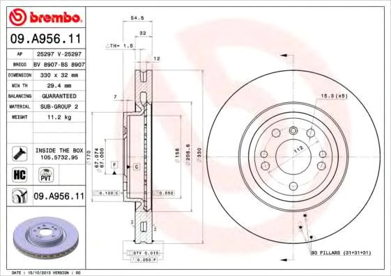 

Brembo 09A95611