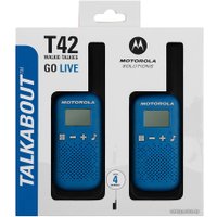 Портативная радиостанция Motorola Talkabout T42 (синий)