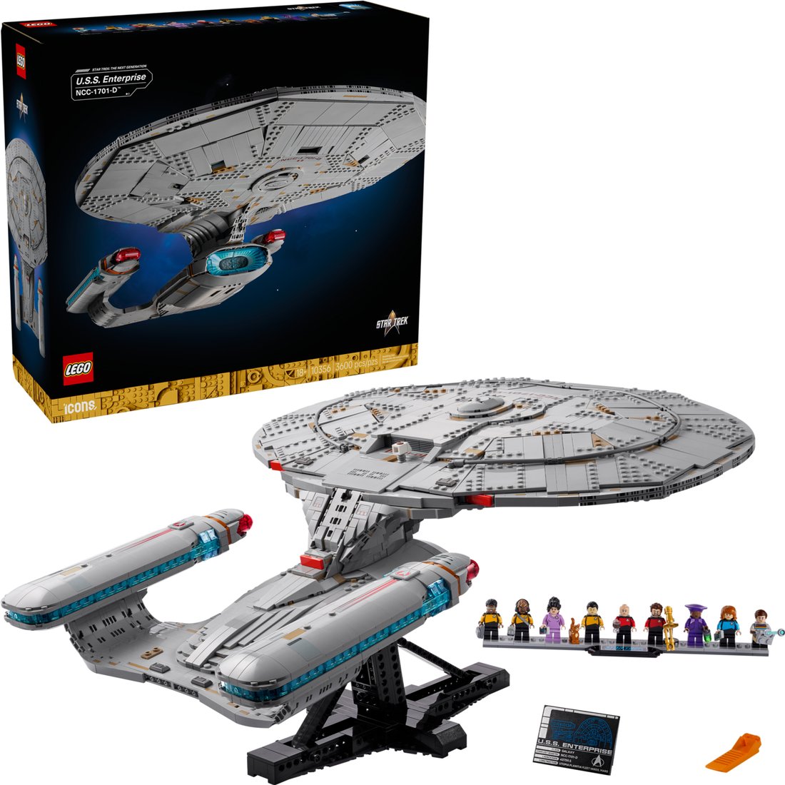 

Конструктор LEGO Icons 10356 Звездный путь: USS Энтерпрайз NCC-1701-D