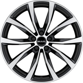 MAK Wolf 17x7.5" 5x108мм DIA 72мм ET 35мм Black Mirror