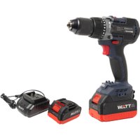 Дрель-шуруповерт WATT WAS-18 Li-2BL 1.018.090.01 (с 2-мя АКБ, кейс)