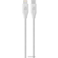Кабель uBear Life USB Type-C - Lightning DC11WH12LF-CL (1.2 м, белый)