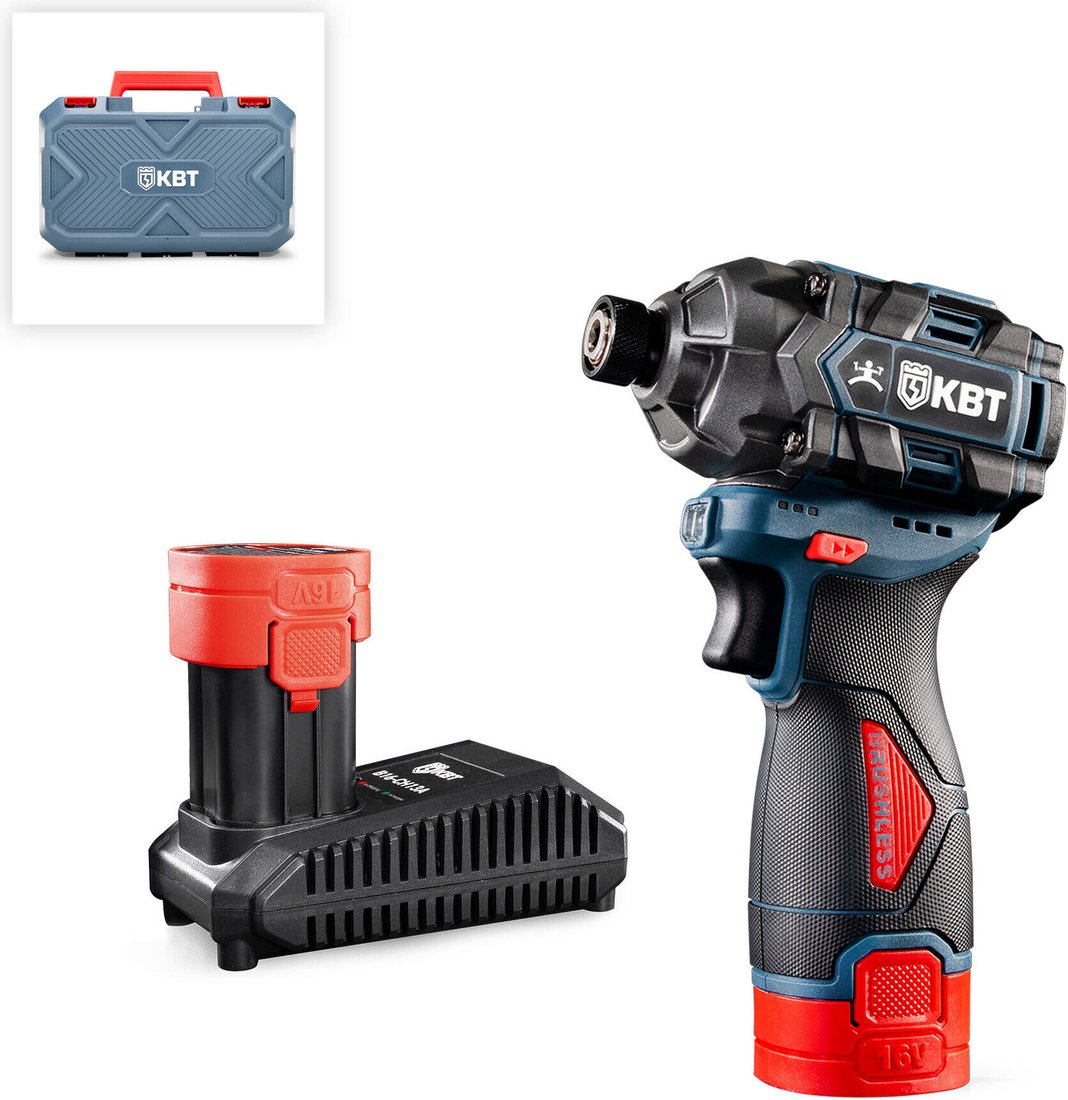 

Шуруповерт КВТ SB-16-150 (с 2-мя АКБ, кейс)