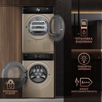 Сушильная машина Weissgauff WD 6010 Heat Pump Champagne